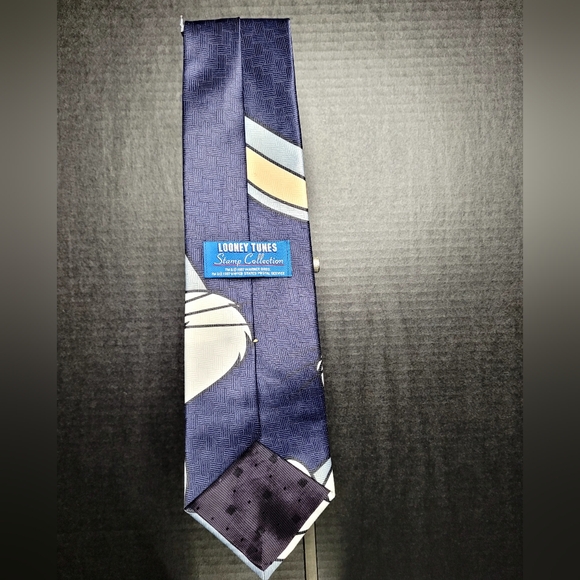 Looney Tunes Stamp Collection Mens Tie - Picture 2 of 5